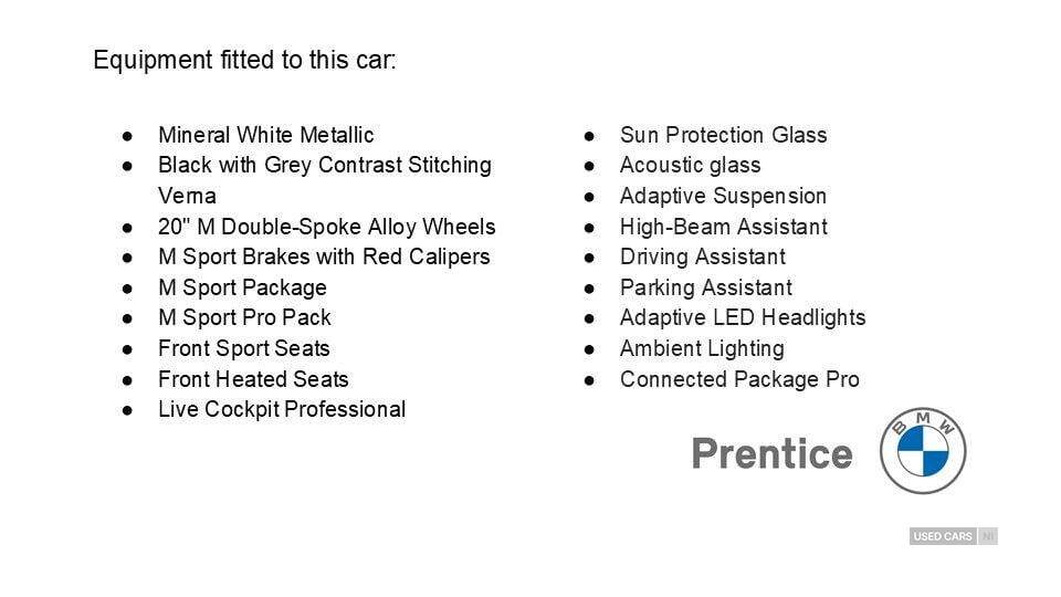 Jul 2022 BMW X3 xDrive30d MHT M Sport 5dr Auto
