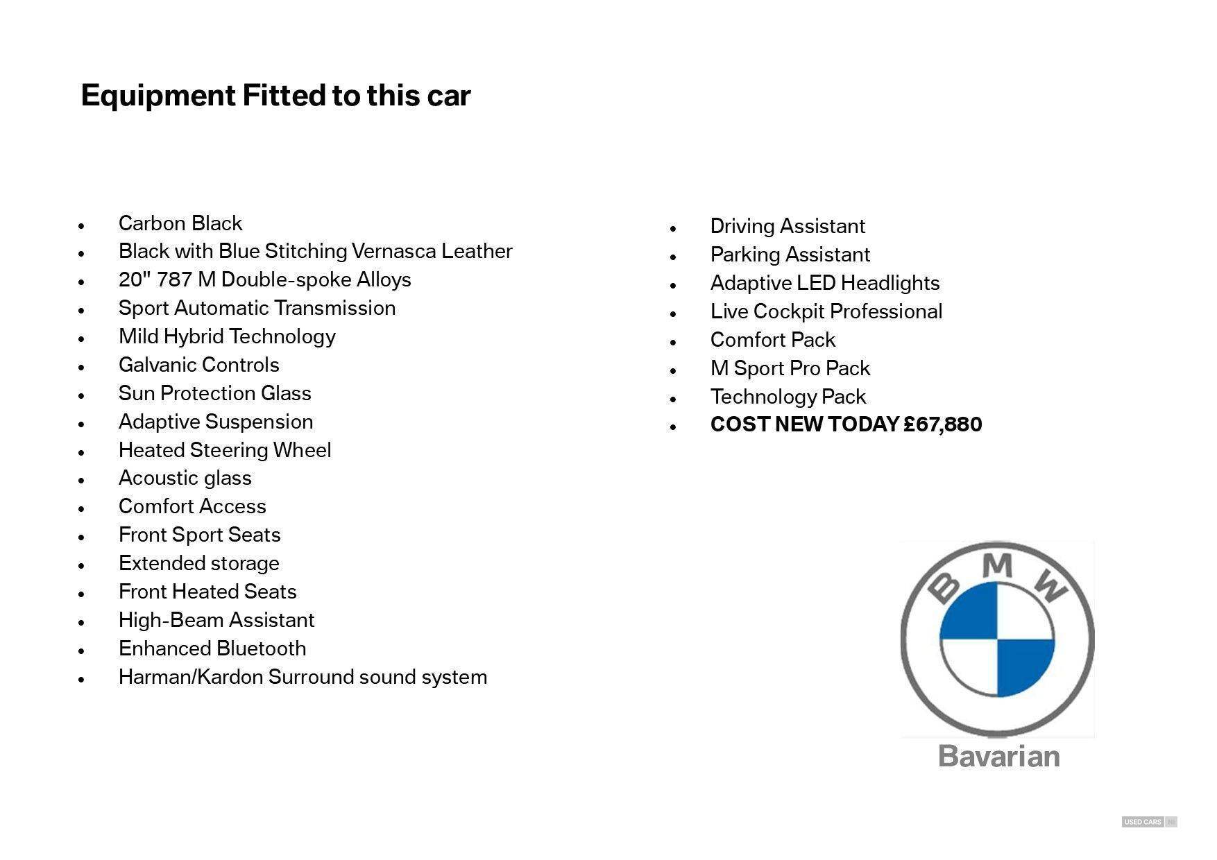Jul 2024 BMW X4 xDrive30d MHT M Sport 5dr Auto