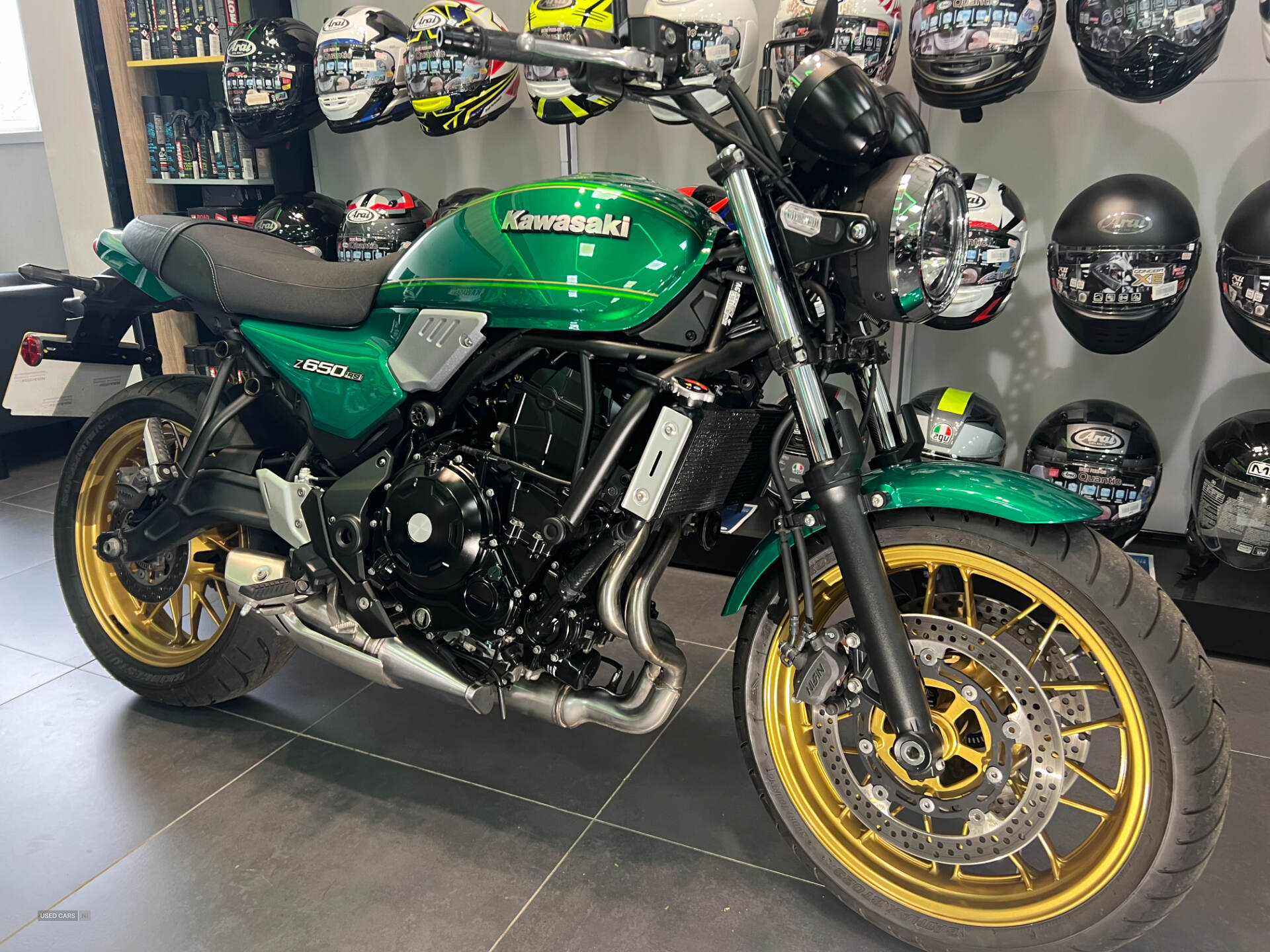 Mar 2022 Kawasaki Z Series 2022 KAWASAKI Z650 RS IN GREEN