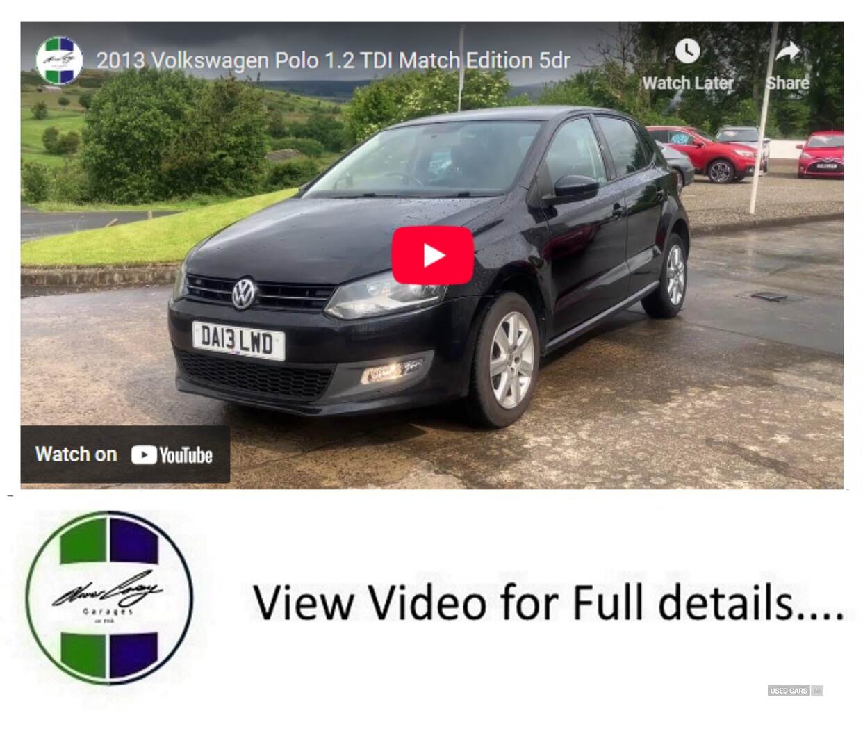 Volkswagen Polo DIESEL HATCHBACK in Tyrone
