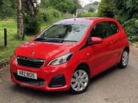 Peugeot 108 1.0 Active Hatchback 3dr Petrol Manual Euro 6 (68 ps) in Antrim
