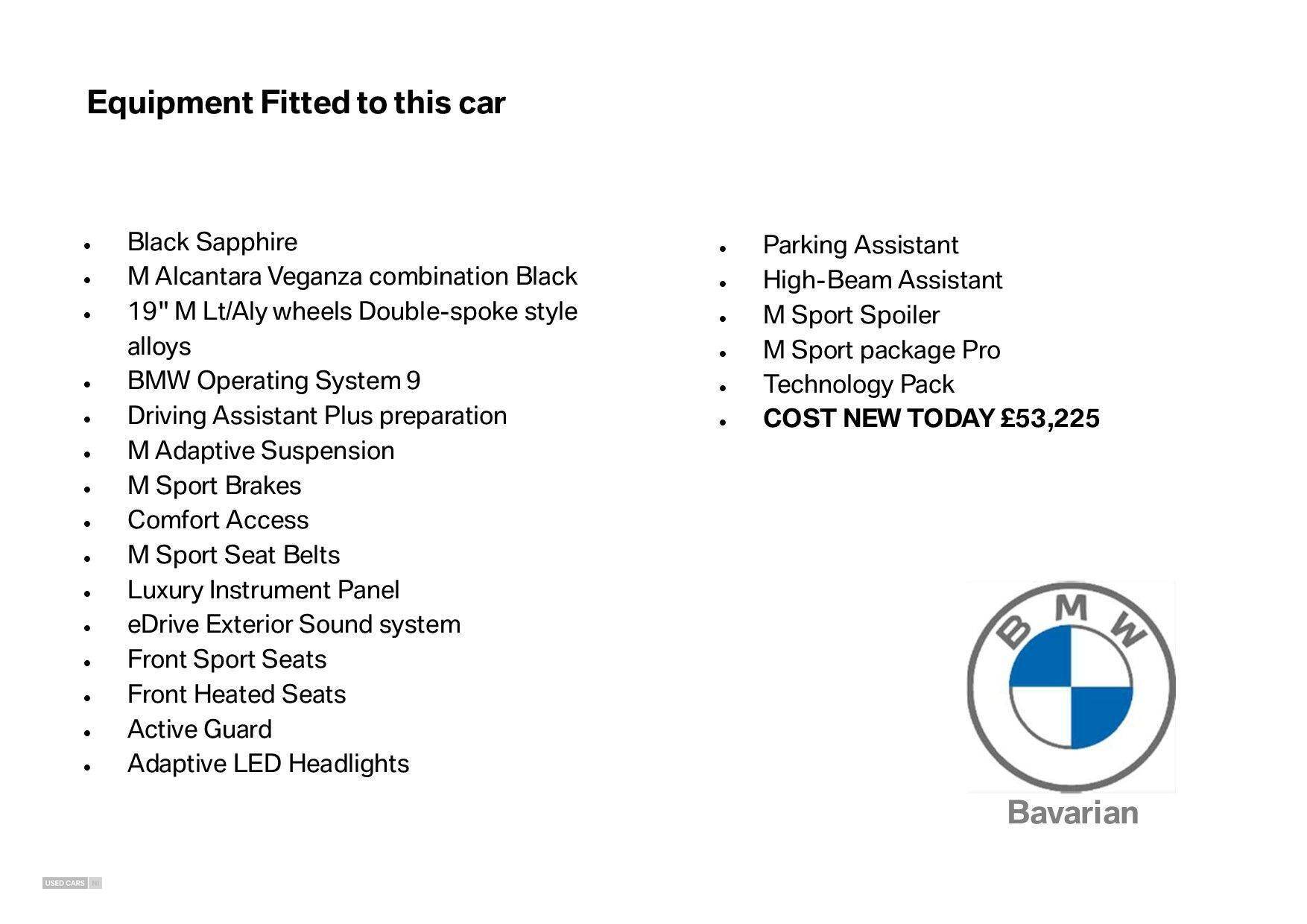 Jun 2024 BMW iX1 150kW eDrive20 M Sport 65kWh 5dr Auto
