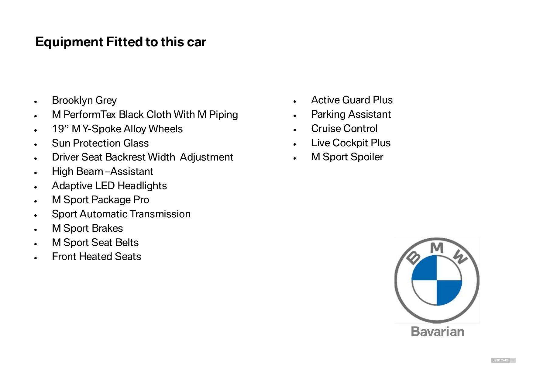 Jul 2024 BMW 4 Series 420i M Sport 5dr Step Auto