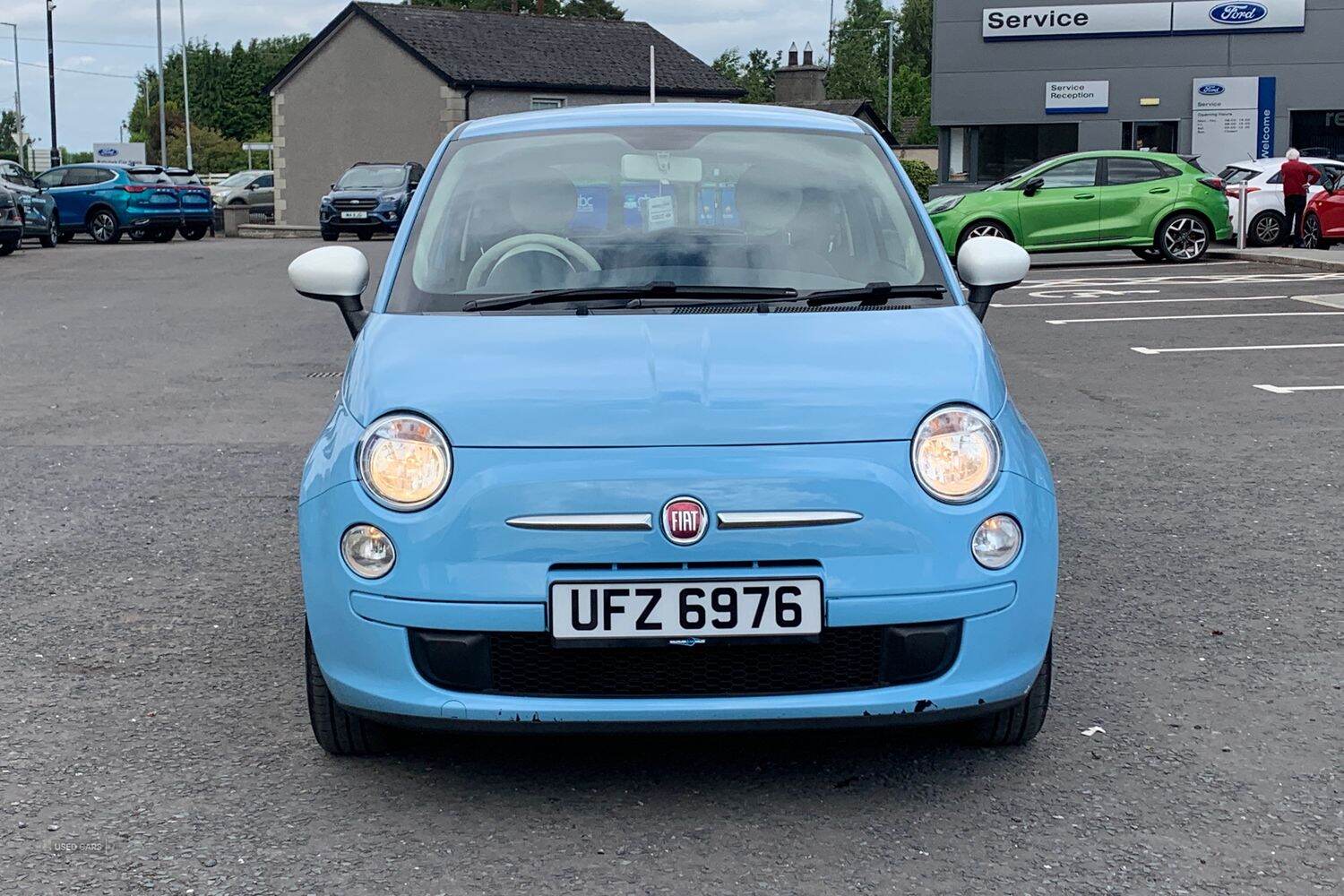 2014 Fiat 500 1.2 Colour Therapy in Blue with 62K + Upgraded Touch Screen
