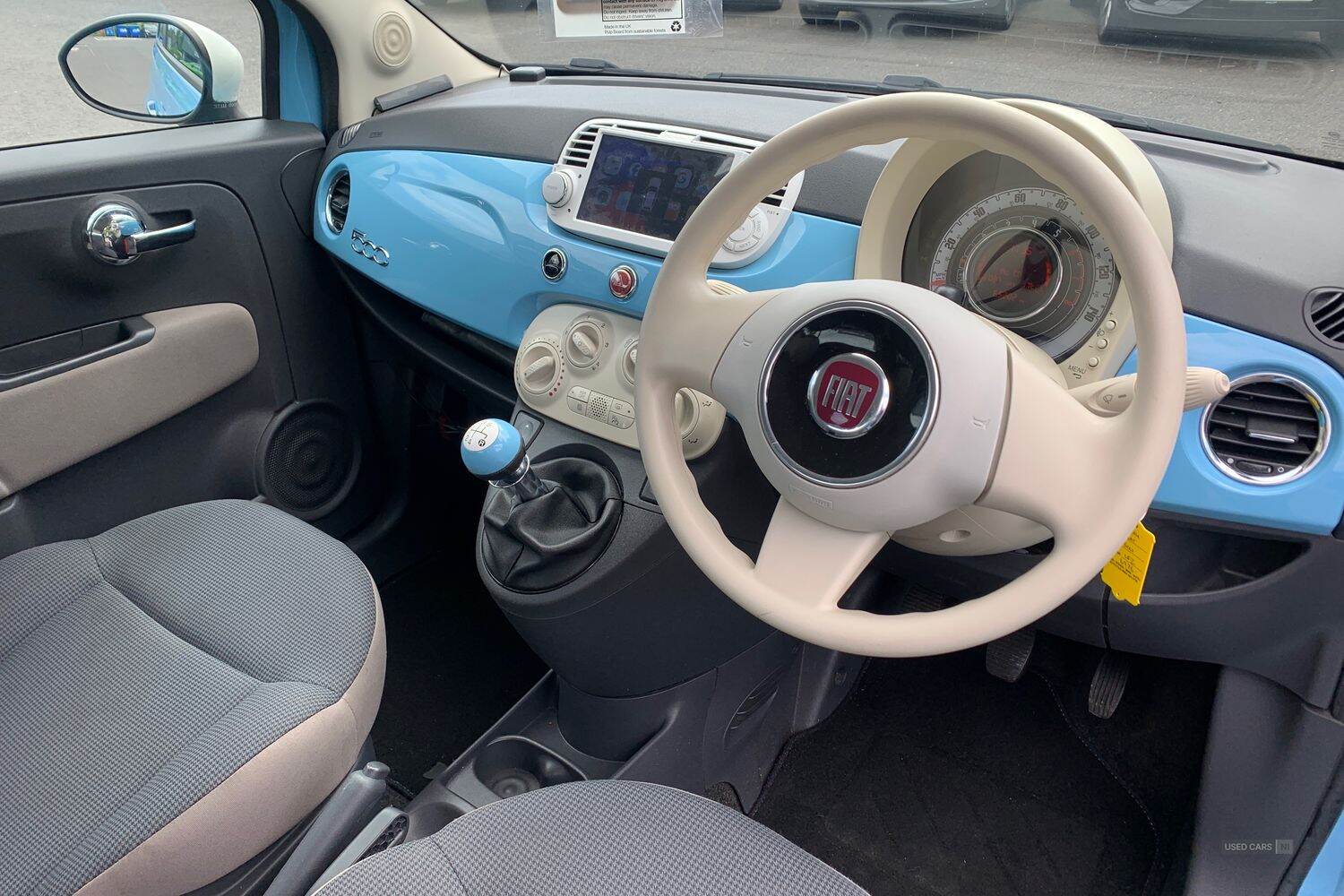 2014 Fiat 500 1.2 Colour Therapy in Blue with 62K + Upgraded Touch Screen