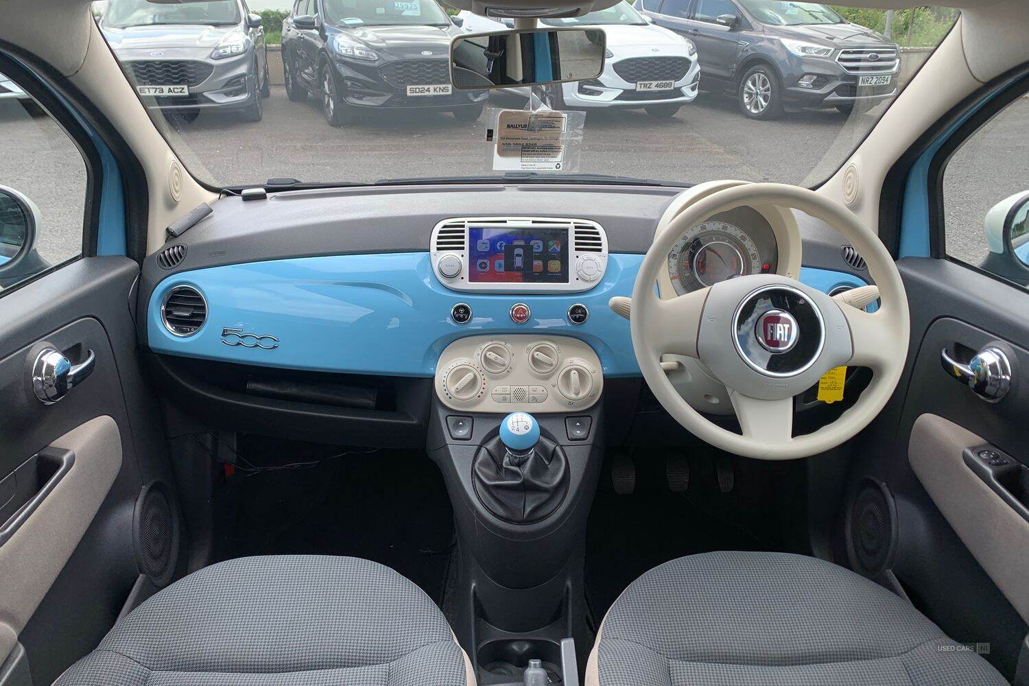 2014 Fiat 500 1.2 Colour Therapy in Blue with 62K + Upgraded Touch Screen