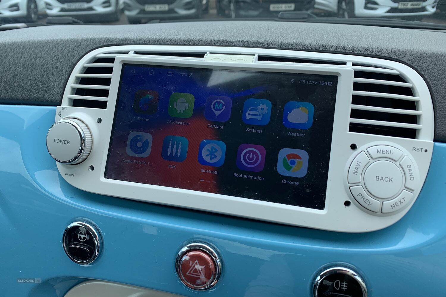 2014 Fiat 500 1.2 Colour Therapy in Blue with 62K + Upgraded Touch Screen
