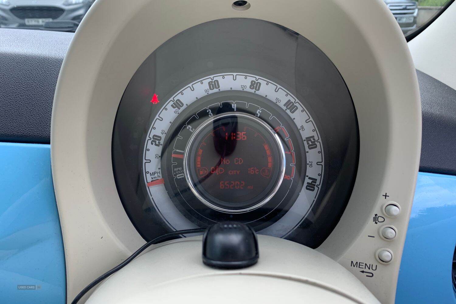 2014 Fiat 500 1.2 Colour Therapy in Blue with 62K + Upgraded Touch Screen