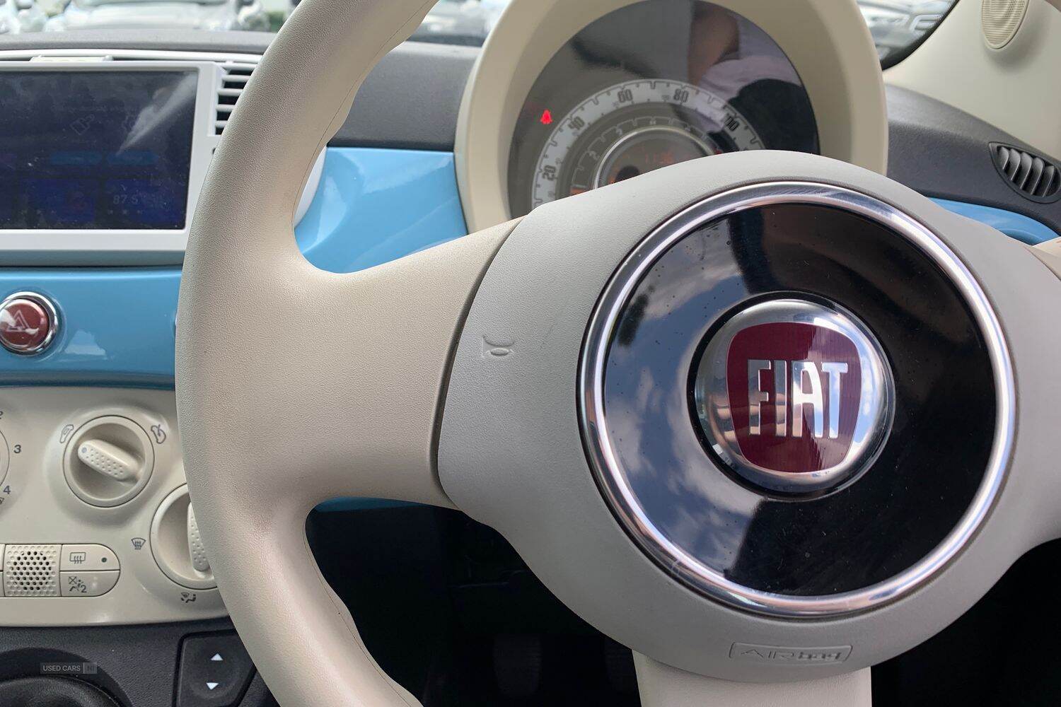 2014 Fiat 500 1.2 Colour Therapy in Blue with 62K + Upgraded Touch Screen