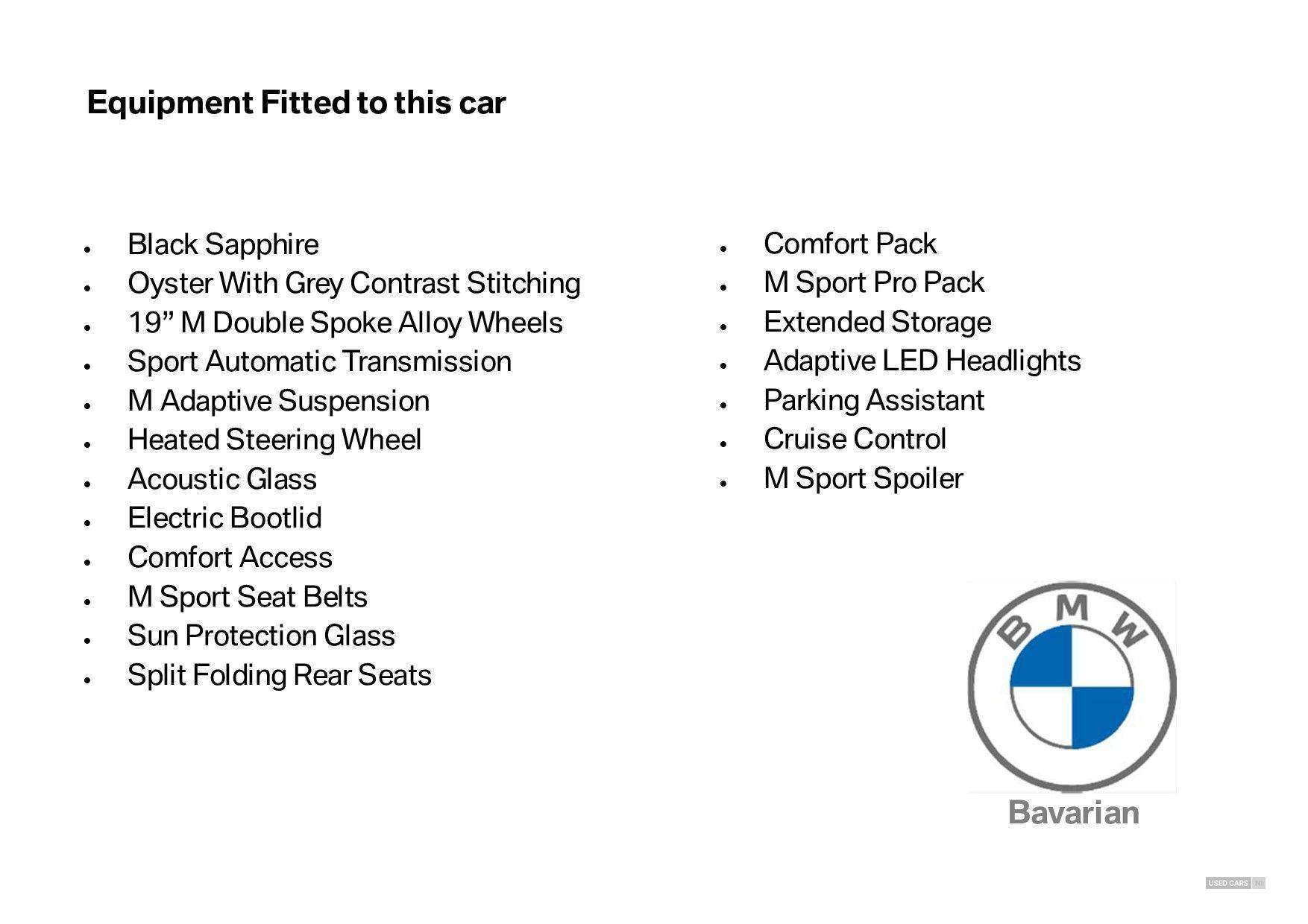 Apr 2019 BMW 3 Series 320i M Sport 4dr Step Auto