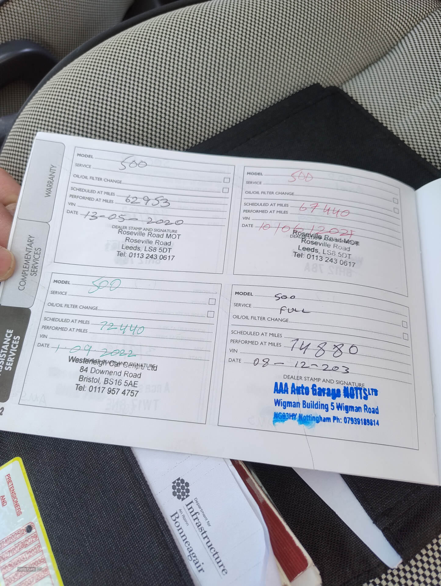 Jan 2013 Fiat 500 1.2 Lounge 3dr [Start Stop]