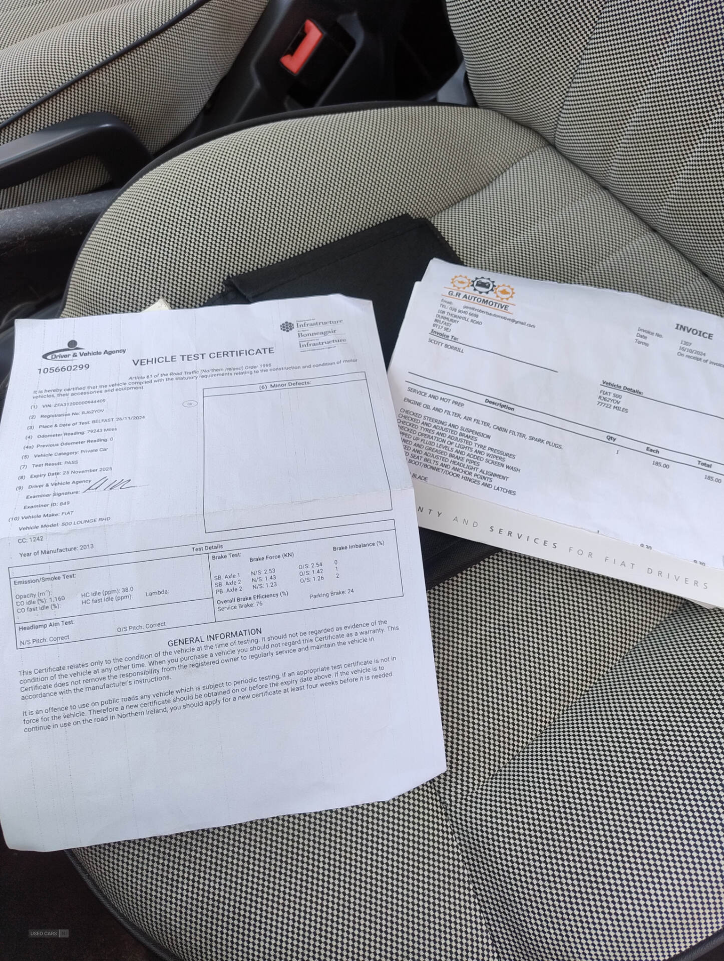 Jan 2013 Fiat 500 1.2 Lounge 3dr [Start Stop]