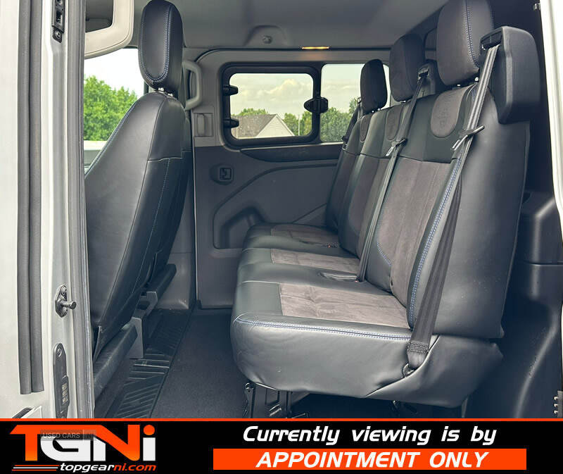 Feb 2019 Ford Transit Custom 2.0 EcoBlue 170ps Low Roof D/Cab Limited Van Auto