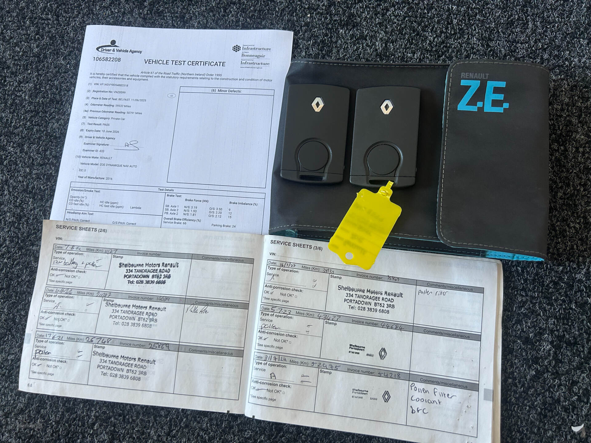Feb 2016 Renault Zoe 65kW Dynamique Nav 22kWh 5dr Auto