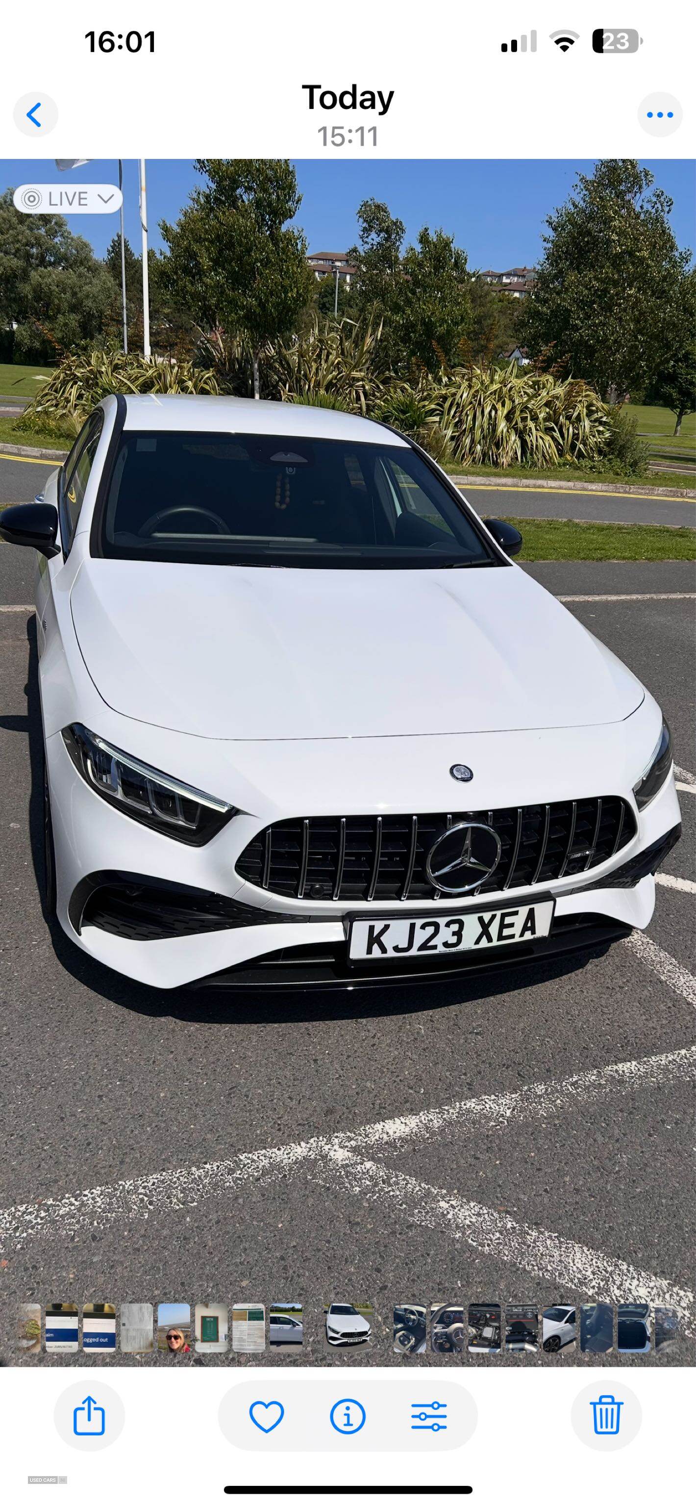 Aug 2023 Mercedes A-Class A35 4Matic Executive 5dr Auto