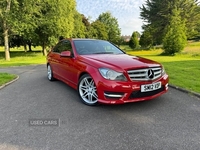 Mercedes-Benz C-Class 2.1 C220 CDI BlueEfficiency AMG Sport Plus Saloon 4dr Diesel G-Tronic+ Euro 5 (s/s) (170 ps) in Antrim