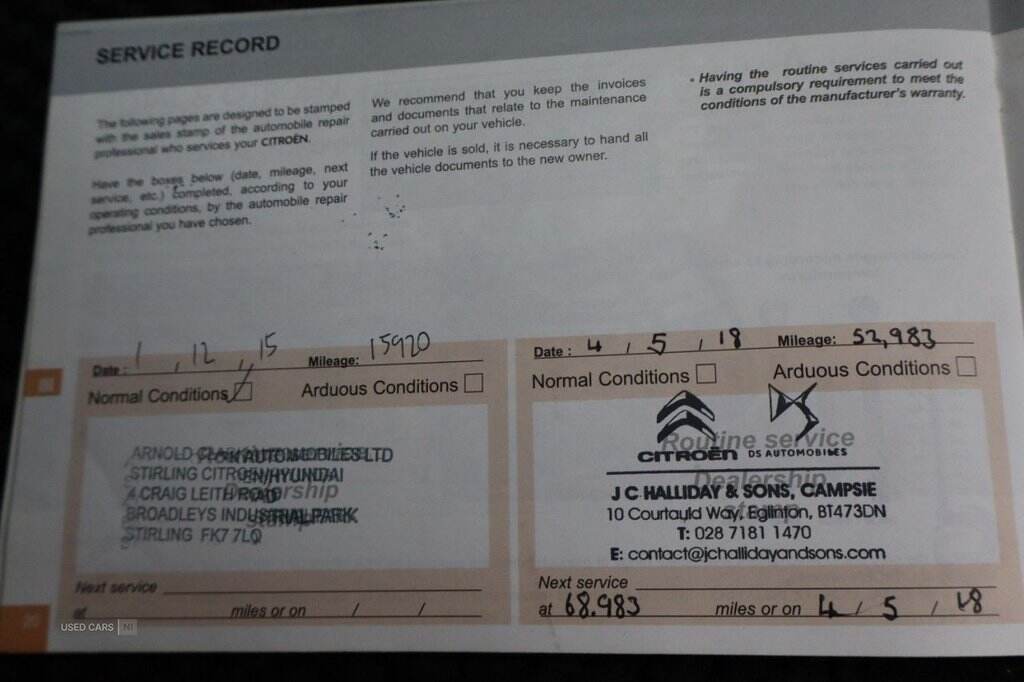 Jan 2015 Citroen DS3 1.6 BlueHDi DSire 3dr