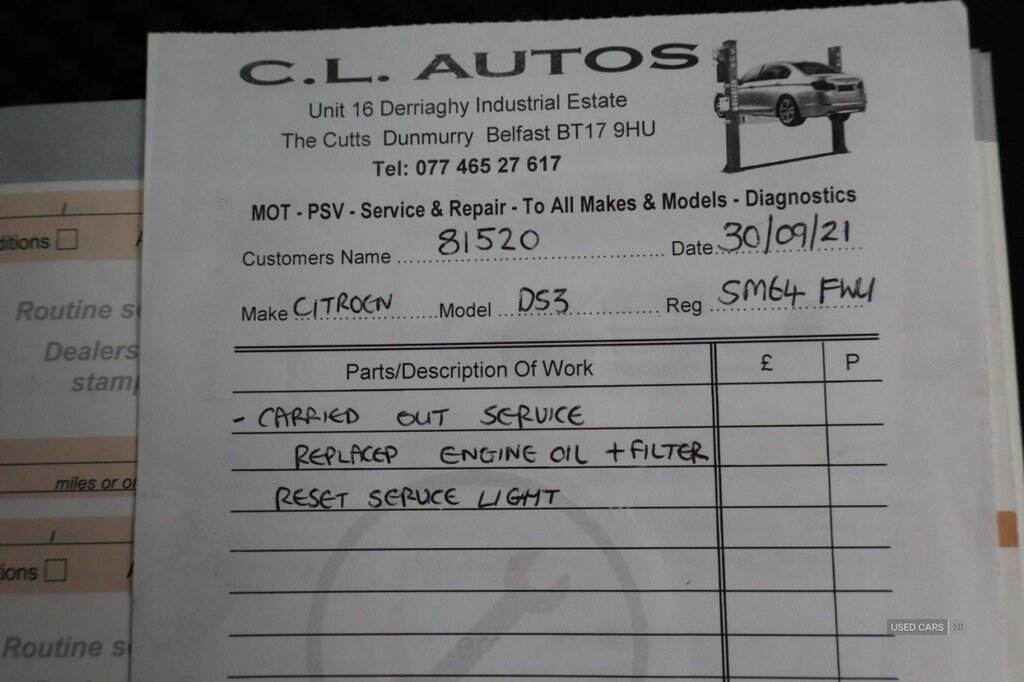 Jan 2015 Citroen DS3 1.6 BlueHDi DSire 3dr