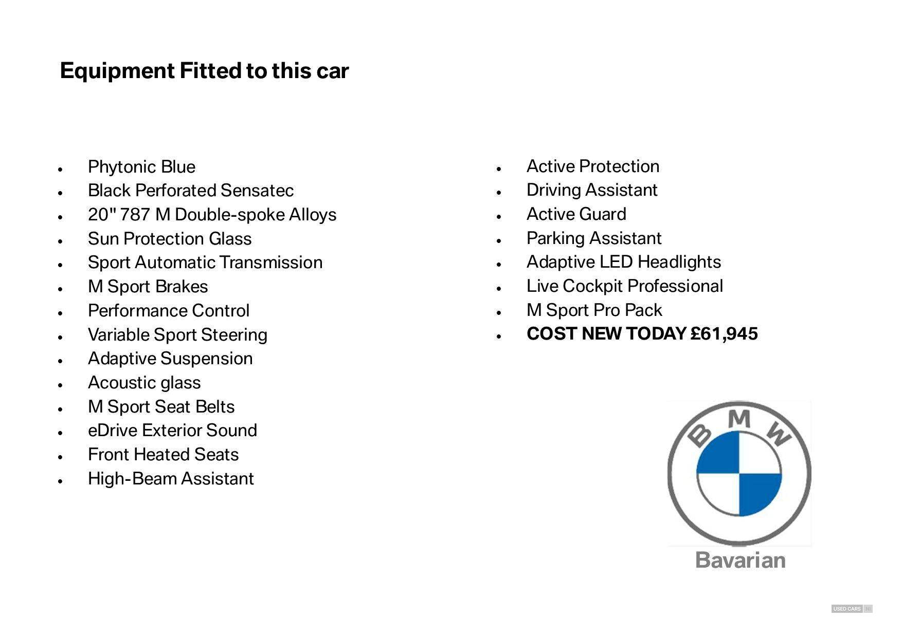 Oct 2024 BMW X3 xDrive 30e M Sport 5dr Auto