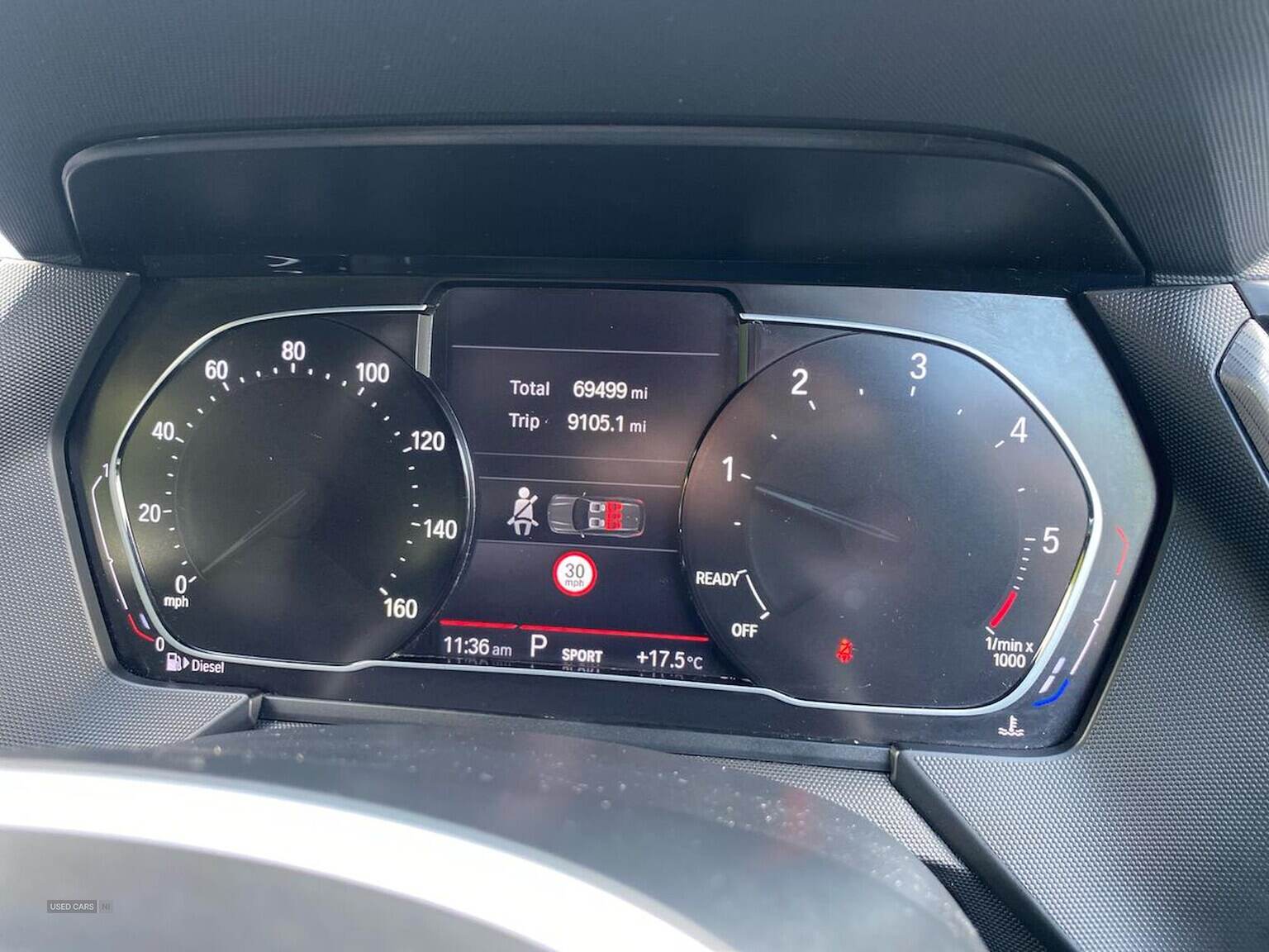 Nov 2019 BMW 1 Series 116D M Sport 5Dr Step Auto