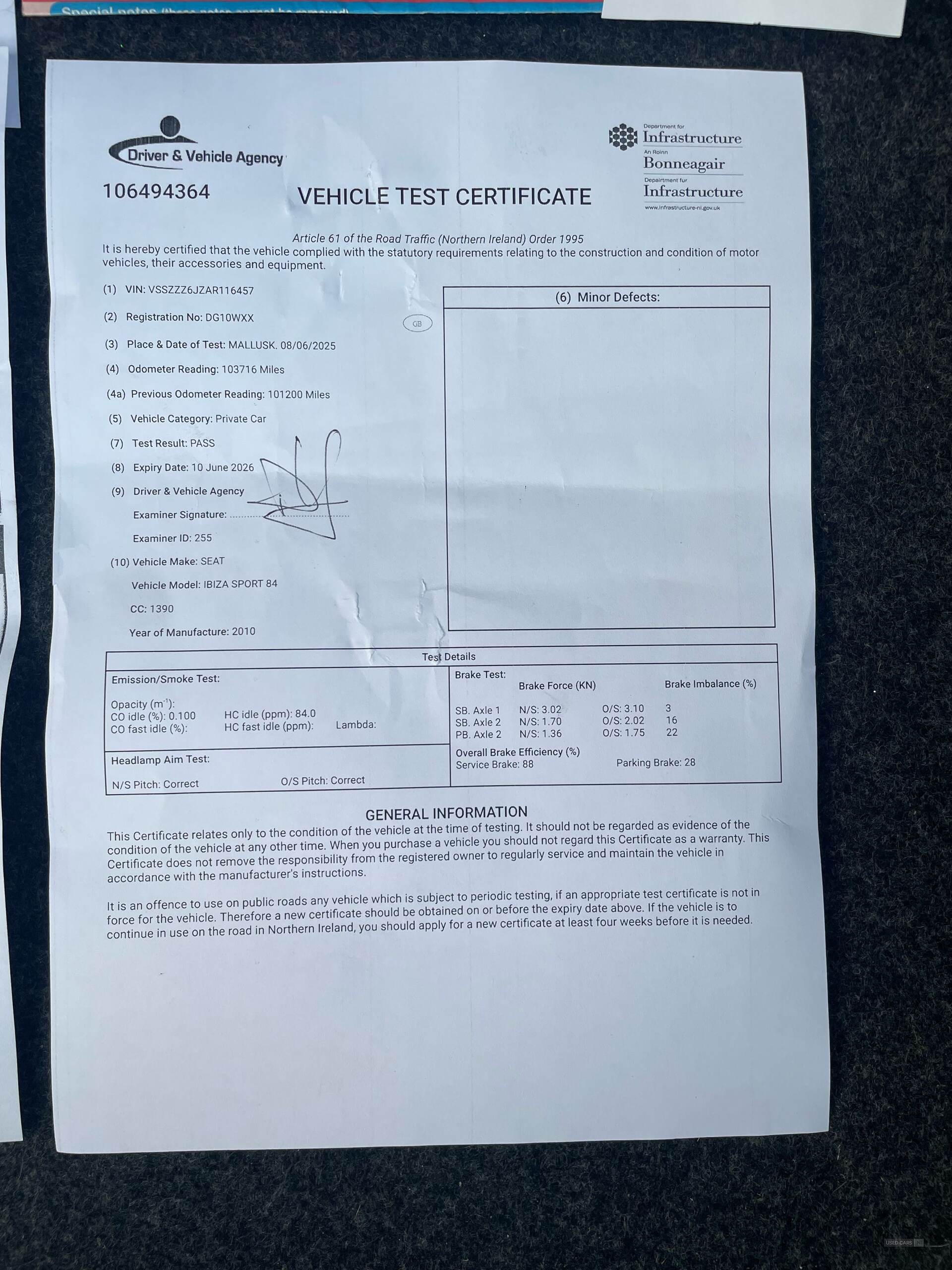 Mar 2010 Seat Ibiza 1.4 Sport 5dr