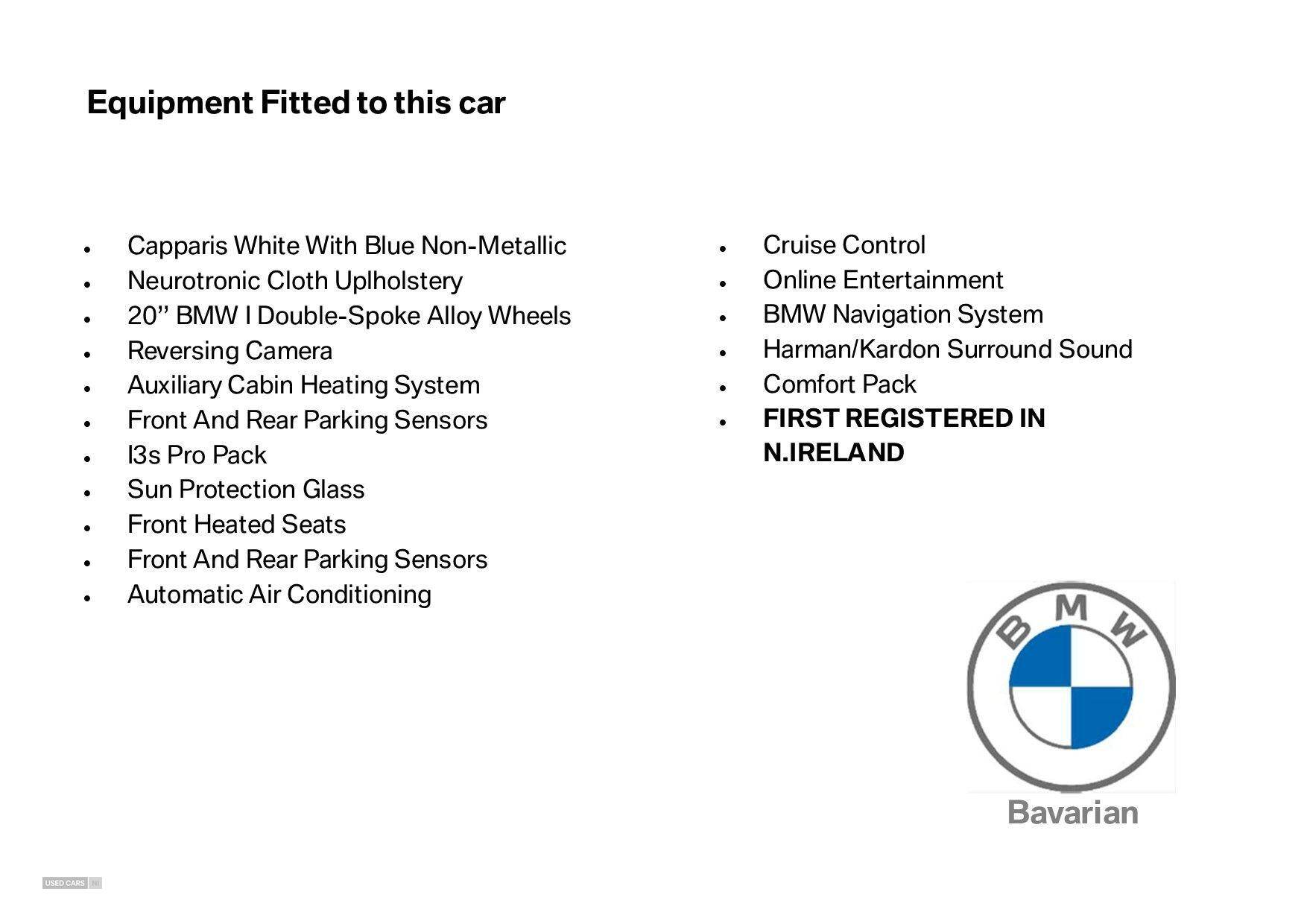 Mar 2019 BMW i3 135kW S 42kWh 5dr Auto