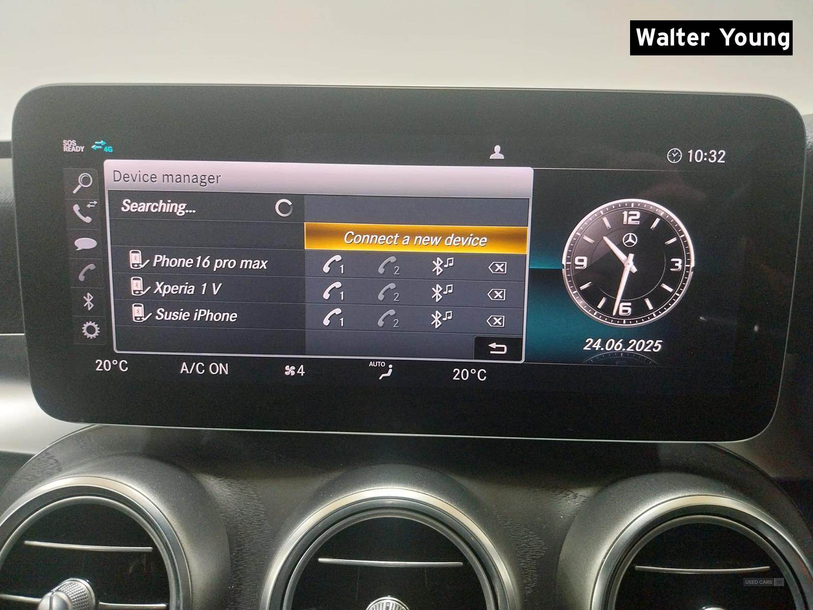 Jan 2020 Mercedes-Benz C Class C300d AMG Line Edition Premium Plus 4dr 9G-Tronic