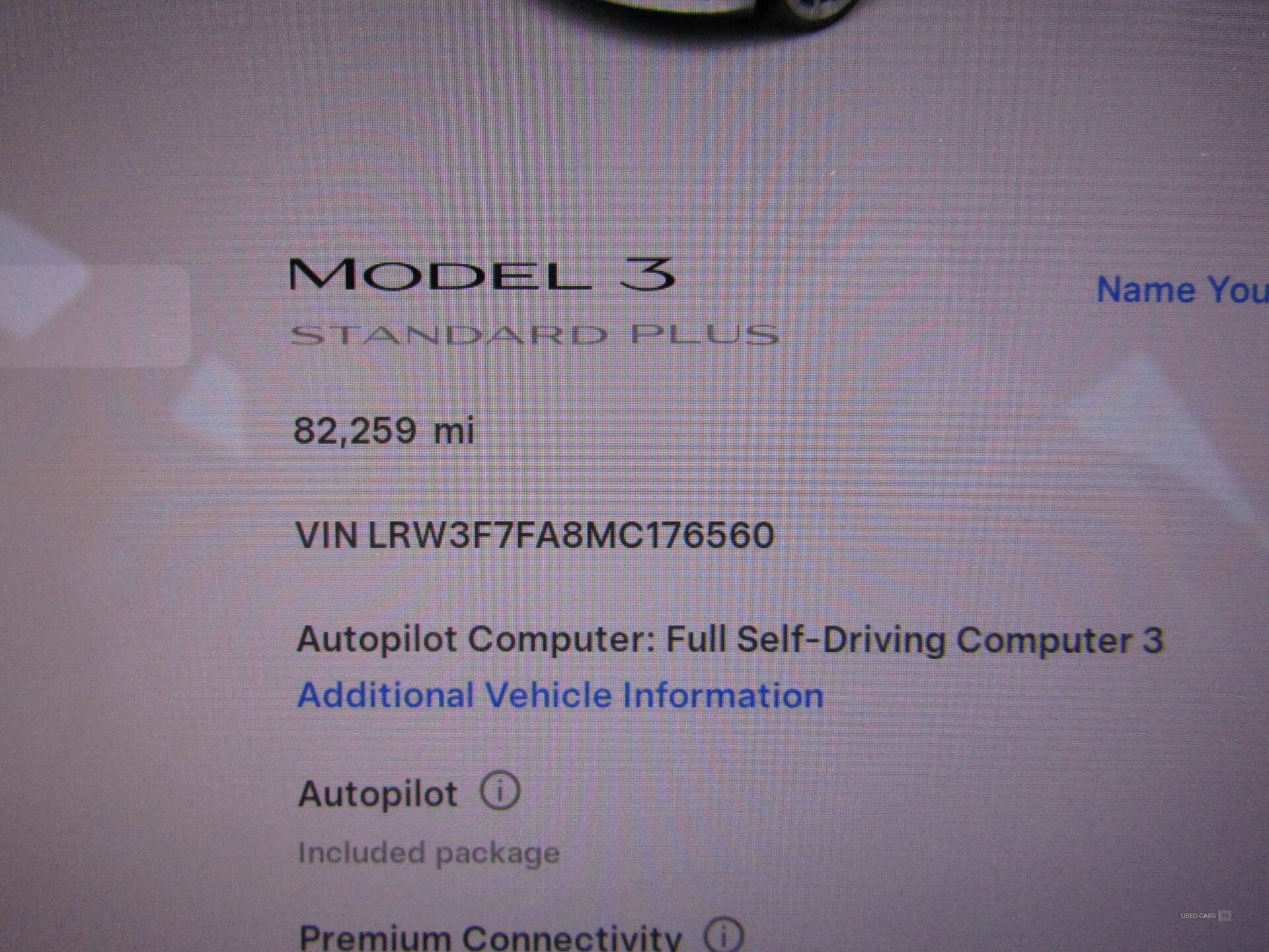 Mar 2021 TESLA Model 3 Standard Plus 4dr Auto