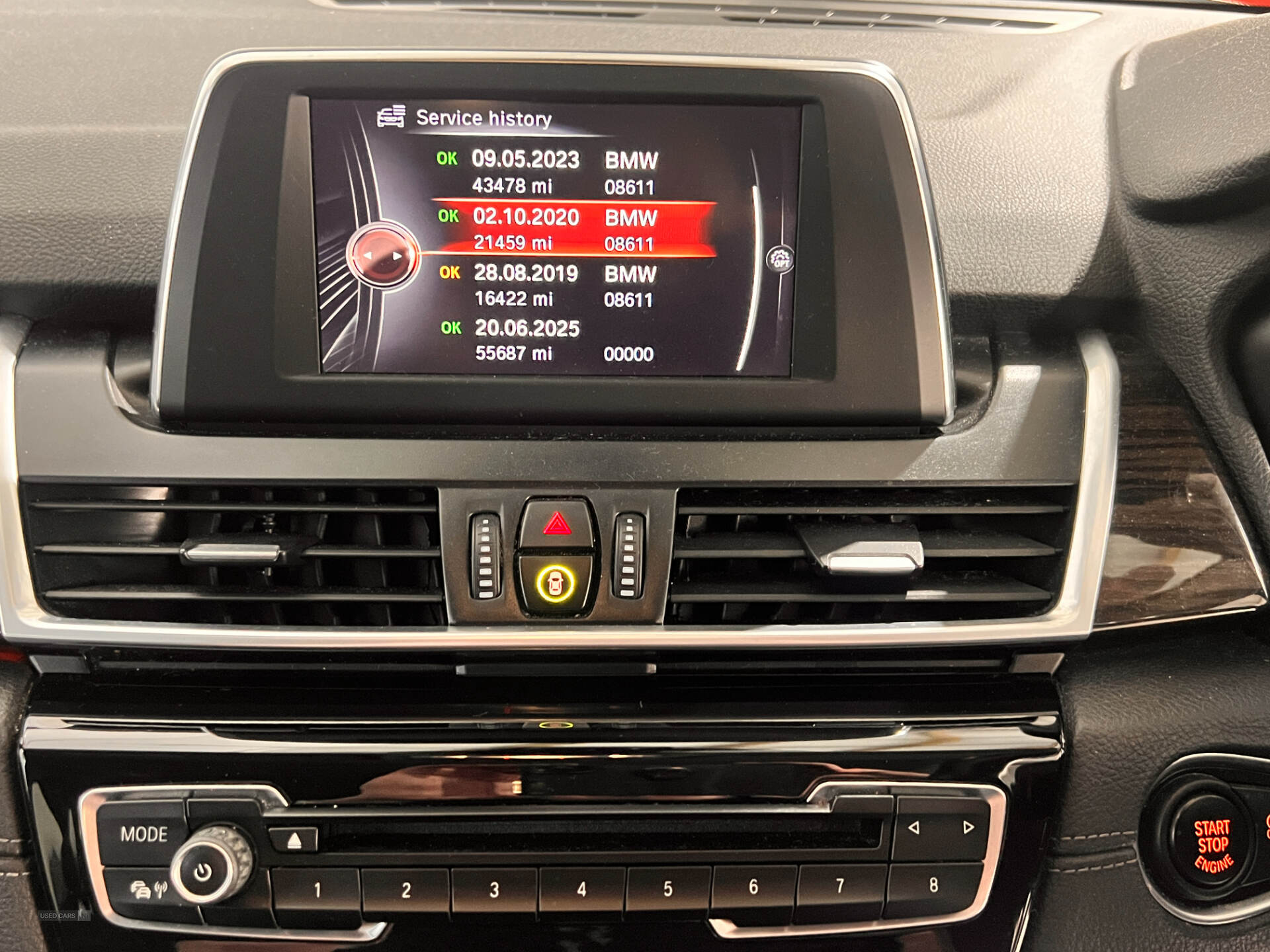 Oct 2016 BMW 2 Series 218d Luxury 5dr [Nav] Step Auto