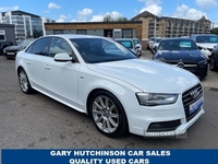 Audi A4 2.0 TDI ultra S line Saloon 4dr Diesel Manual Euro 6 (s/s) (Nav) (163 ps) ONLY 97452 GENUINE MILES in Antrim