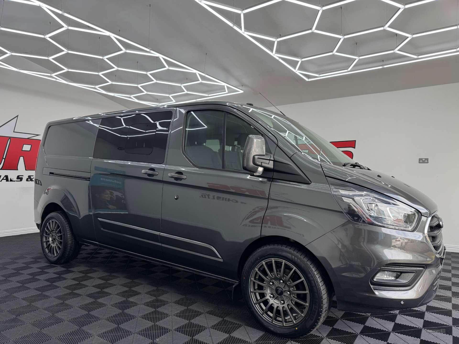 Aug 2018 Ford Transit Custom 2.0 EcoBlue 130ps Low Roof D/Cab Limited Van