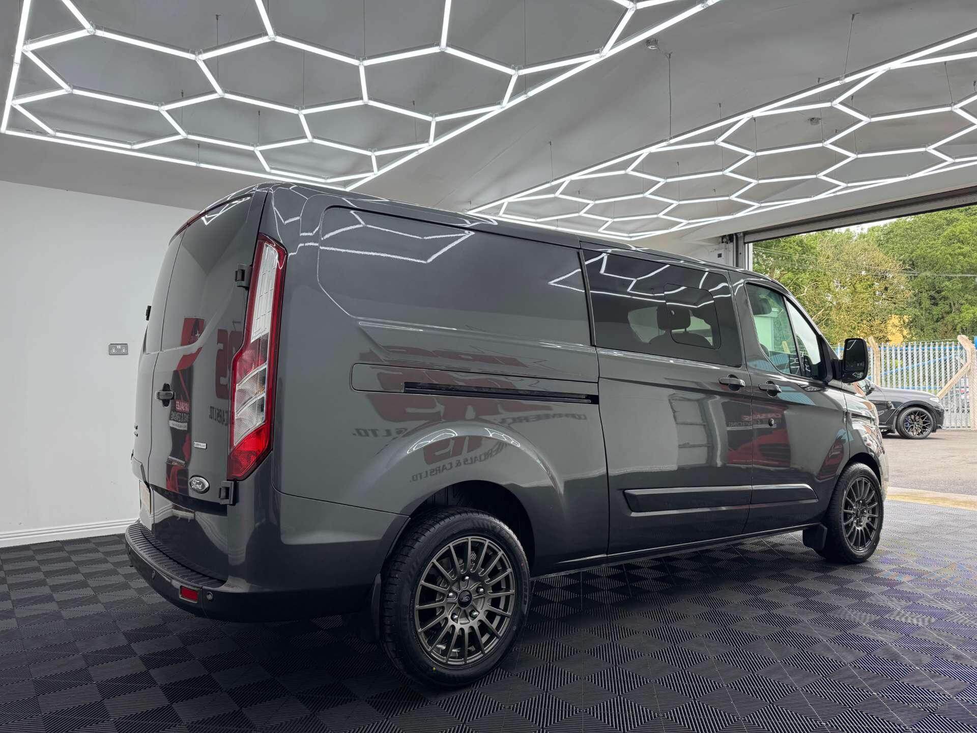 Aug 2018 Ford Transit Custom 2.0 EcoBlue 130ps Low Roof D/Cab Limited Van