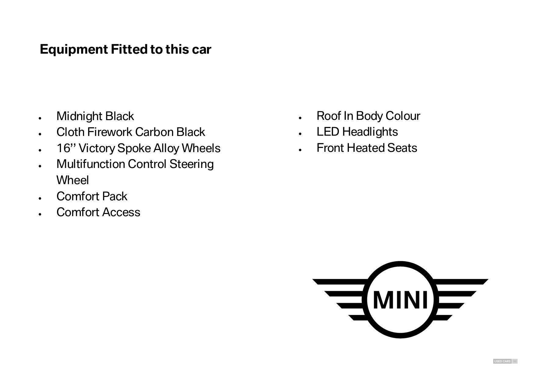 Jun 2022 MINI HATCHBACK 1.5 Cooper Classic 3dr