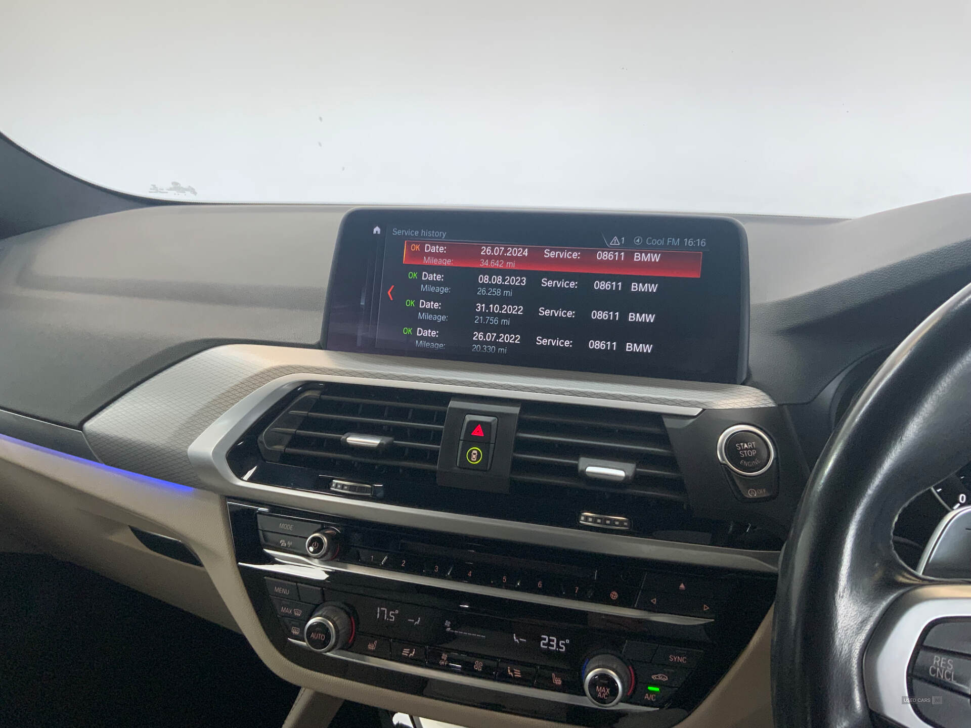 Nov 2018 BMW X4 xDrive20d M Sport 5dr Step Auto