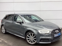 Audi A3 1.0 TFSI 30 Black Edition Sportback 5dr Petrol Manual Euro 6 (s/s) (116 ps) Black Edition in Antrim