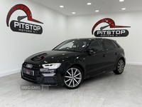 Audi A3 1.6 TDI 30 Black Edition Sportback 5dr Diesel S Tronic Euro 6 (s/s) (116 ps) in Antrim