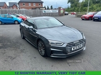 Audi A5 2.0 TFSI S line Coupe 2dr Petrol Manual Euro 6 (s/s) (190 ps) 12 MONTH' S WARRANTY in Down