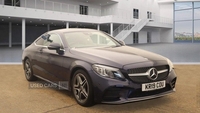 Mercedes-Benz C-Class 2.0 C300d AMG Line (Premium) G-Tronic+ Euro 6 (s/s) 2dr in Down