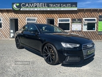 Audi A4 2.0 TDI S line Saloon 4dr Diesel S Tronic Euro 6 (s/s) (150 ps) in Armagh