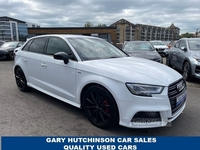 Audi A3 2.0 TDI Black Edition Sportback 5dr Diesel Manual Euro 6 (s/s) (150 ps) ONLY 78516 GENUINE LOW MILES in Antrim