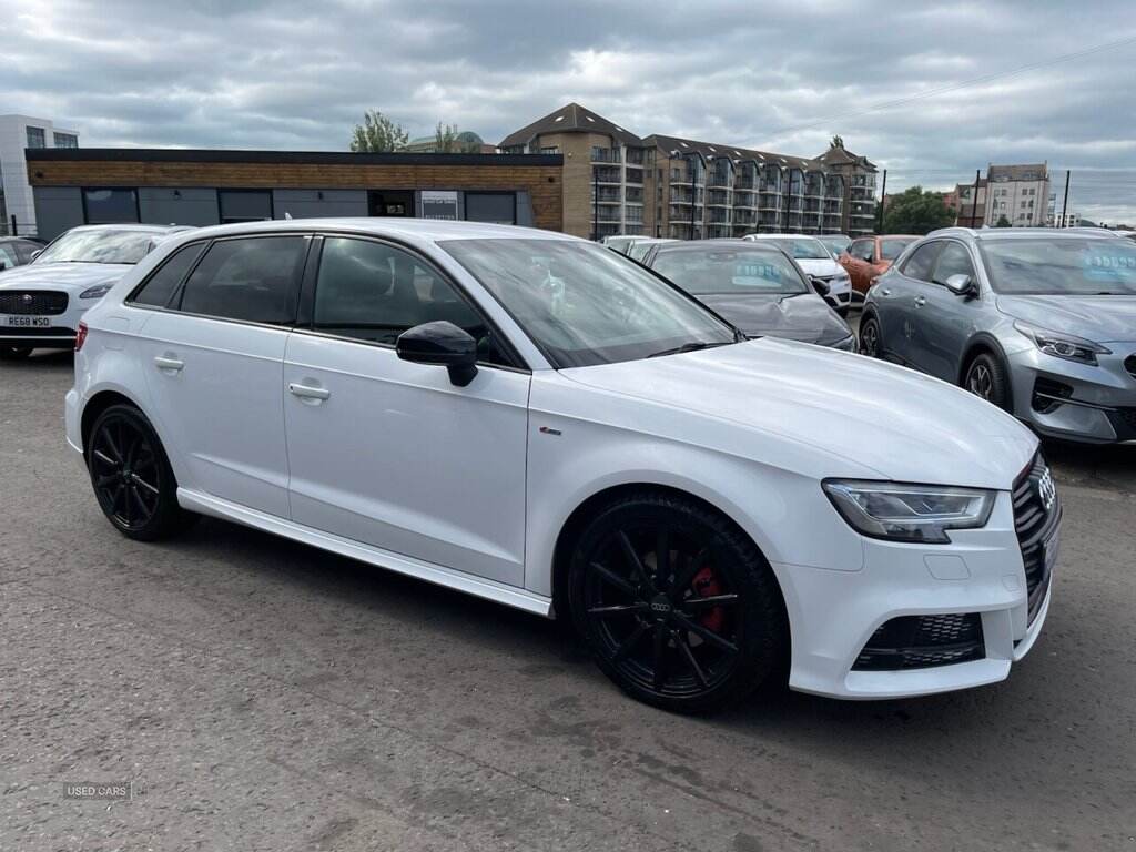  2017 Audi A3 2.0 TDI Black Edition Sportback 5dr Diesel Manual Euro 6 (s/s) (150 ps) ONLY 78516 GENUINE LOW MILES