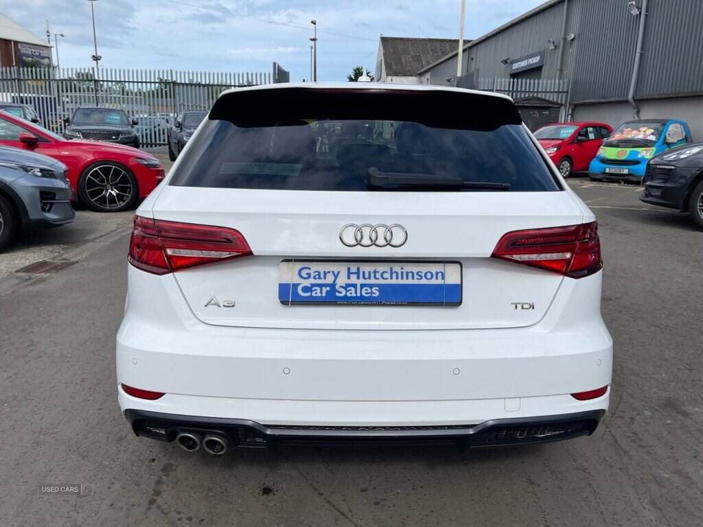  2017 Audi A3 2.0 TDI Black Edition Sportback 5dr Diesel Manual Euro 6 (s/s) (150 ps) ONLY 78516 GENUINE LOW MILES
