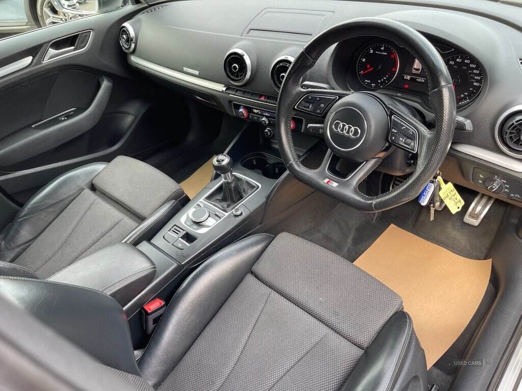  2017 Audi A3 2.0 TDI Black Edition Sportback 5dr Diesel Manual Euro 6 (s/s) (150 ps) ONLY 78516 GENUINE LOW MILES