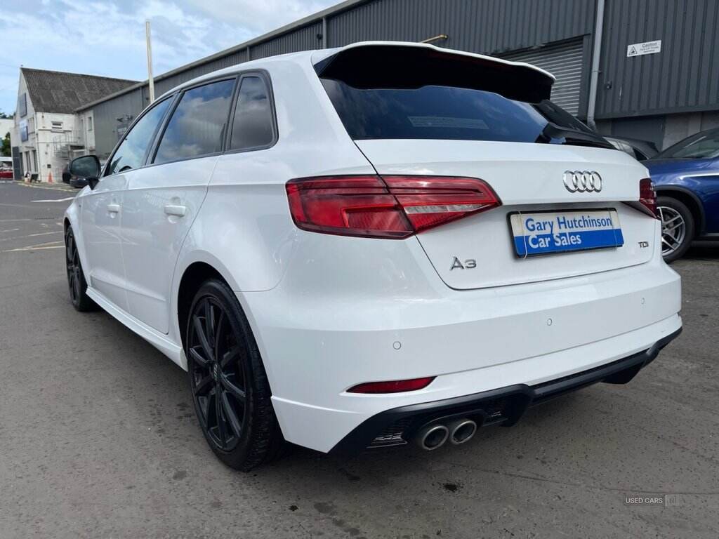  2017 Audi A3 2.0 TDI Black Edition Sportback 5dr Diesel Manual Euro 6 (s/s) (150 ps) ONLY 78516 GENUINE LOW MILES