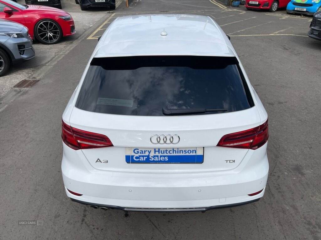  2017 Audi A3 2.0 TDI Black Edition Sportback 5dr Diesel Manual Euro 6 (s/s) (150 ps) ONLY 78516 GENUINE LOW MILES