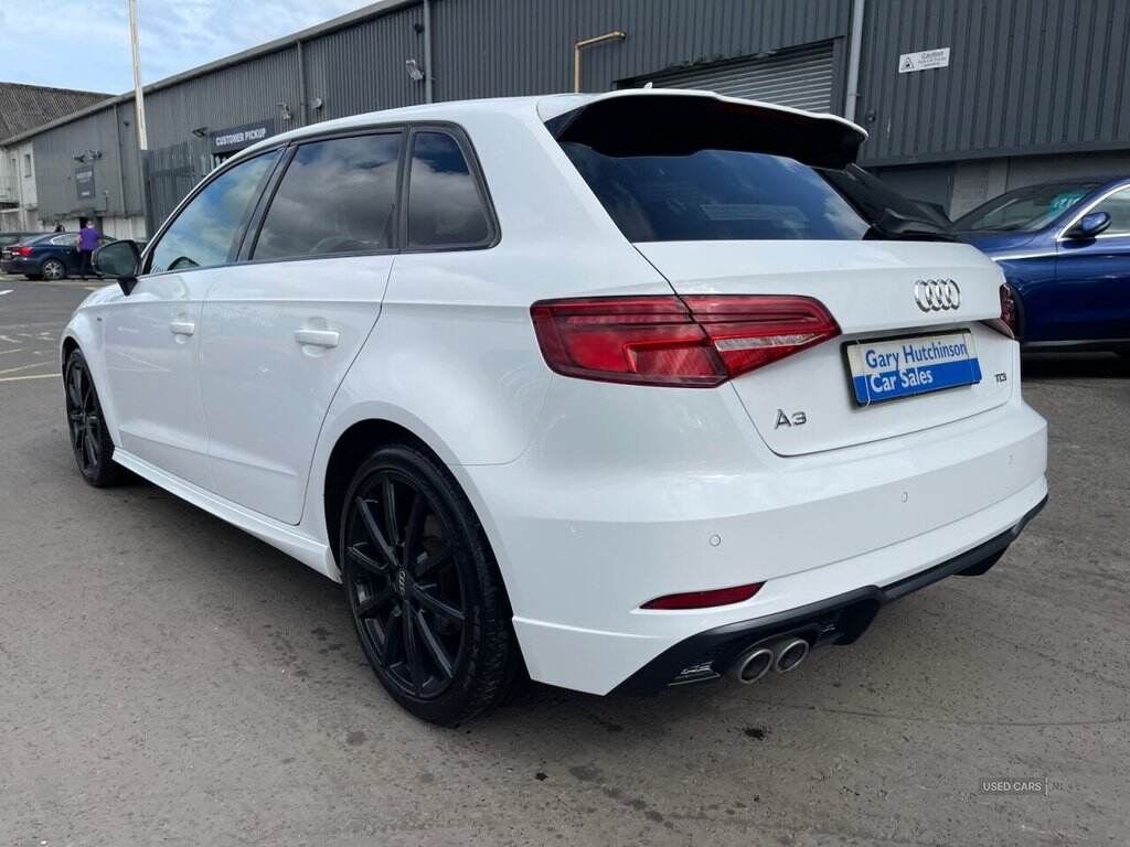  2017 Audi A3 2.0 TDI Black Edition Sportback 5dr Diesel Manual Euro 6 (s/s) (150 ps) ONLY 78516 GENUINE LOW MILES