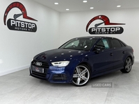 Audi A3 S3 2.0 TFSI Black Edition Saloon 4dr Petrol S Tronic quattro Euro 6 (s/s) (310 ps) in Antrim