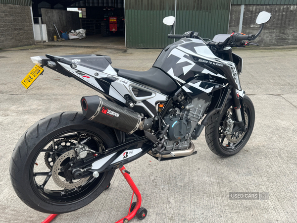 KTM Duke 790 in Down