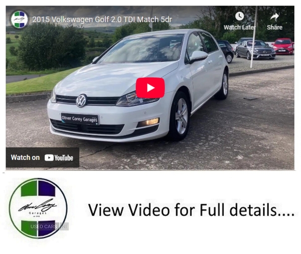 Volkswagen Golf DIESEL HATCHBACK in Tyrone