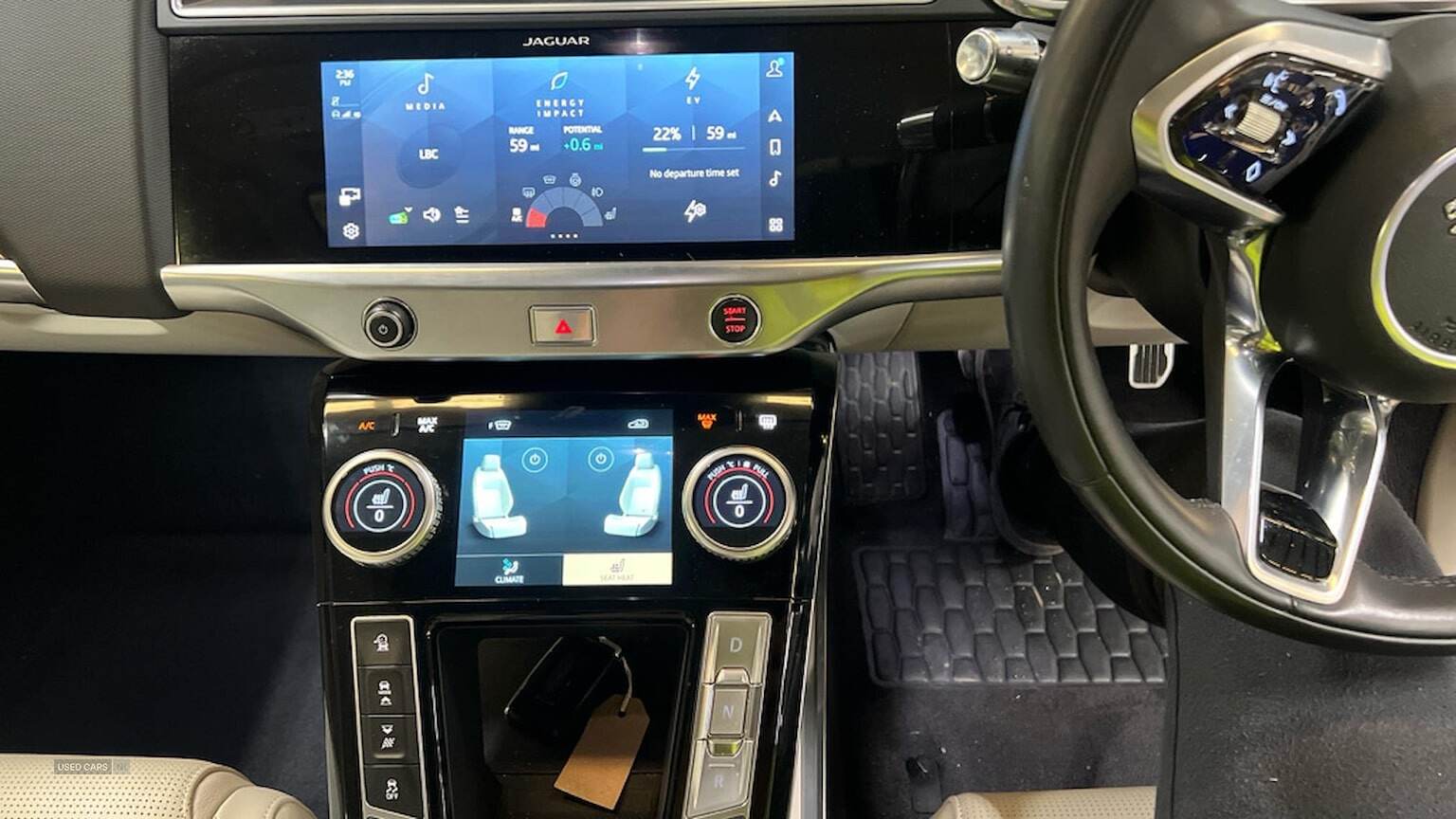 Dec 2021 Jaguar i-Pace 294Kw Ev400 Black 90Kwh 5Dr Auto [11Kw Charger]